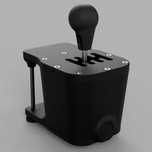 Skrzynia biegów | H-Shifter USB PC czujnik Halla | 8 biegów - 3Dr SG1M