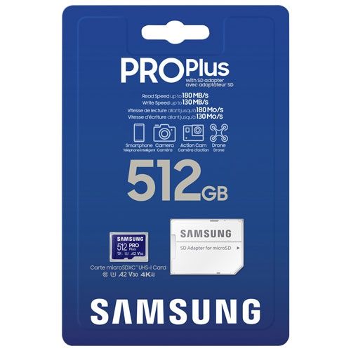 Карта пам'яті Samsung Pro Plus 512GB + Adapter
