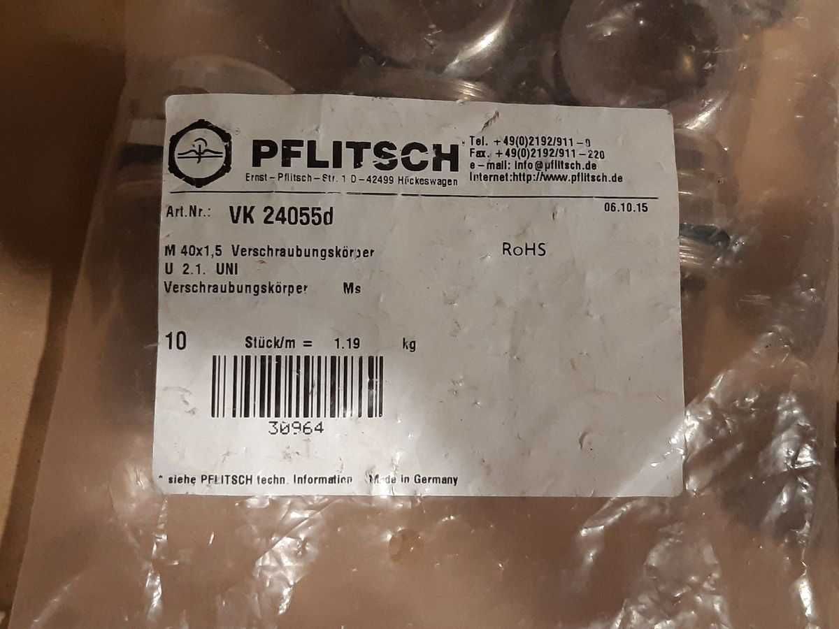 Dławice kablowe M40x1,5 metalowe stal z uszczelniaczami wielootworowym