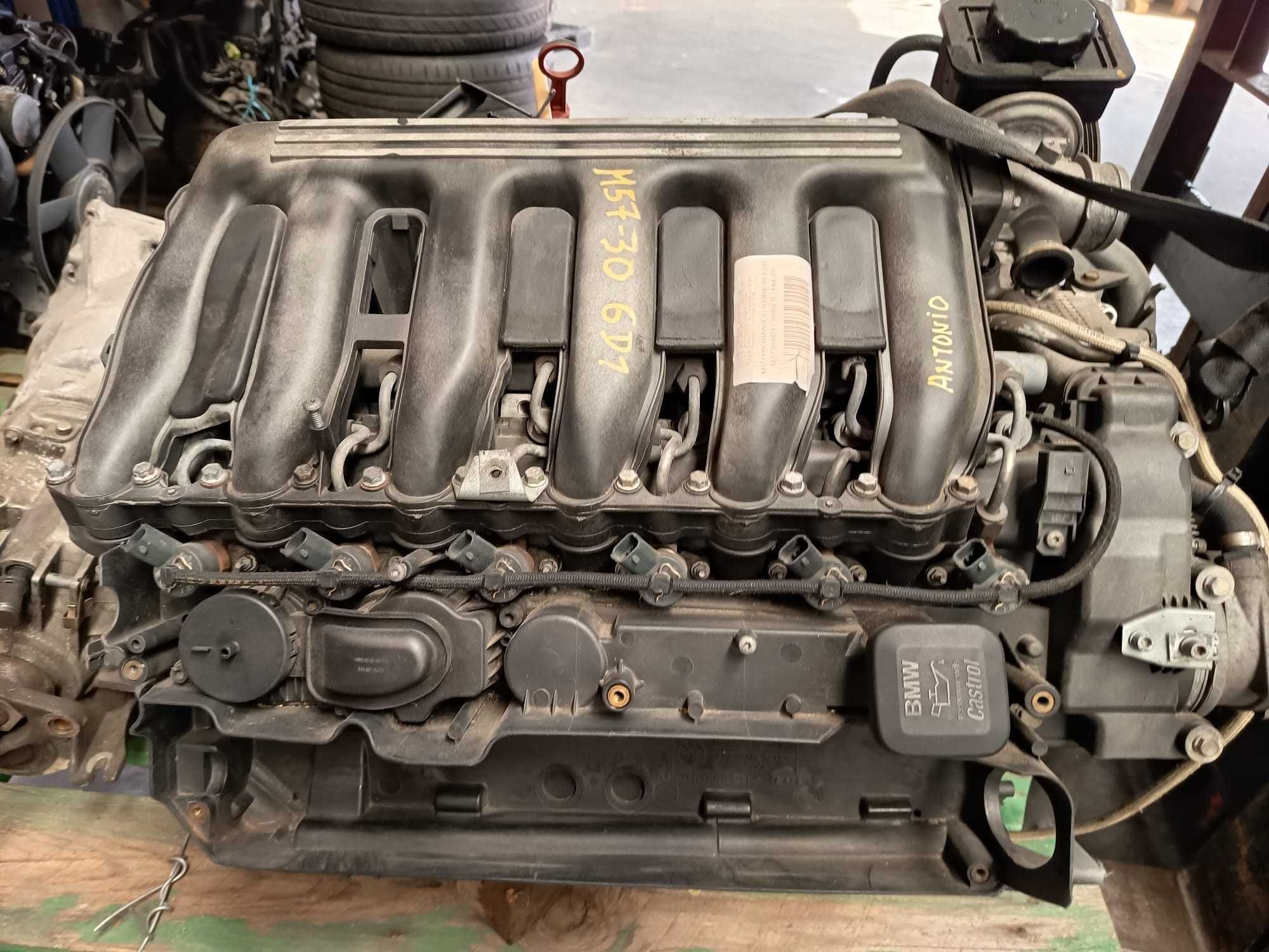 Motor Bmw X5 3.0D de 2002 bloco ferro ref 306D1-M57D30