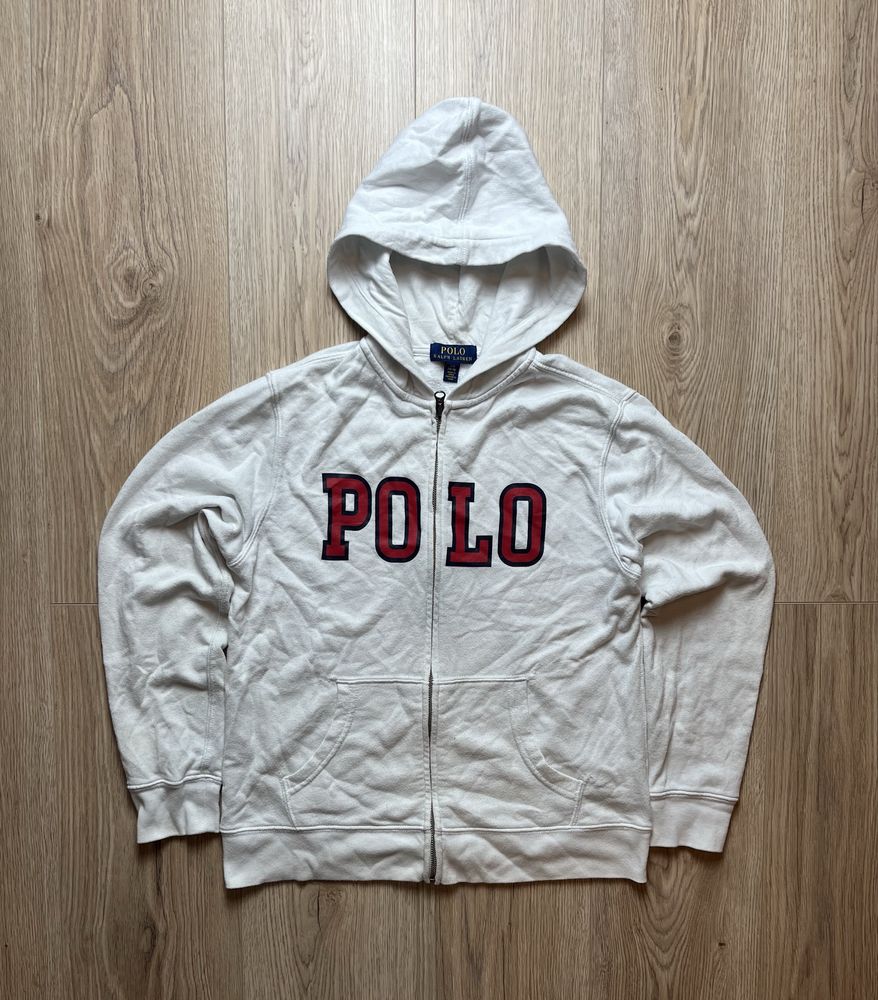 Polo Ralph Lauren Bluza rozpinana z kapturem Zip Hoodie Old money Rap