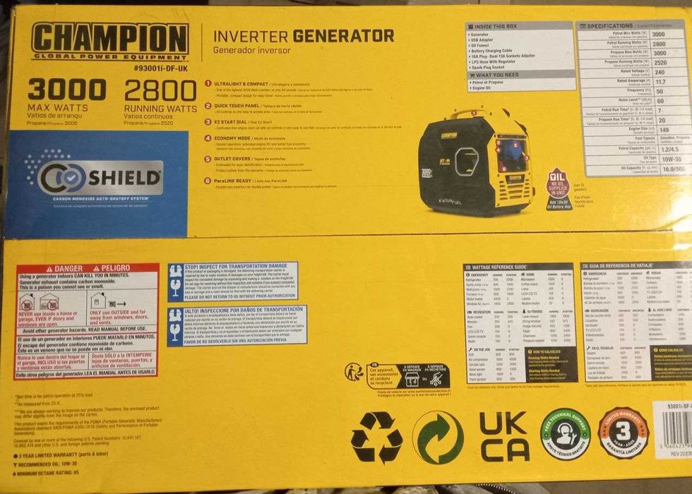 Генератор новий не розпоковане виробництво Англія