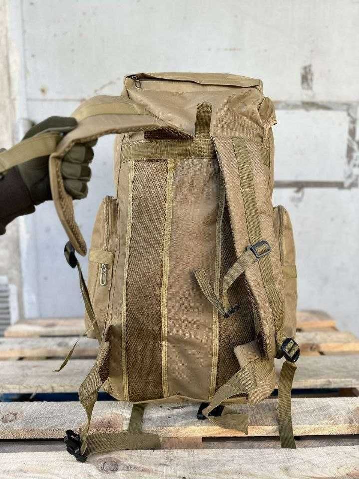 Тактичний рюкзак 70л баул зсу тактический рюкзак наплічник олива хакі