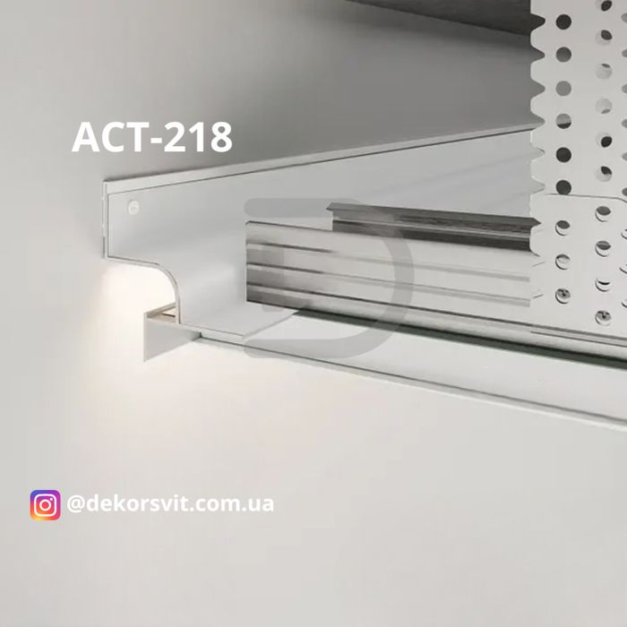 Тіньовий профіль з підсвіткою 18 мм. Теневой профиль. Теневой шов