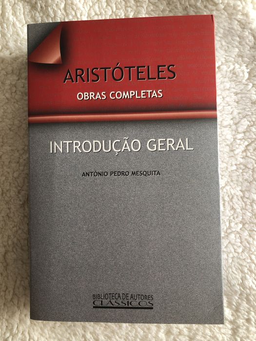 Aristóteles Obras Completas INCM Filosofia antiga