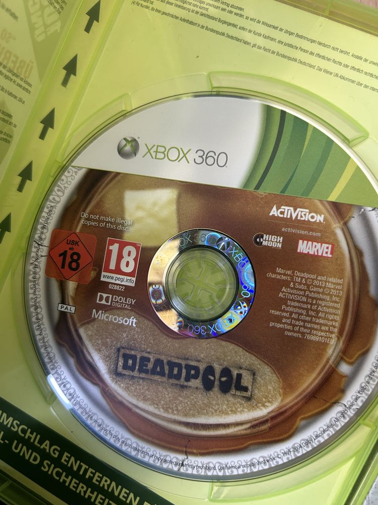 DeadPool gra xbox 360 wersja angielska