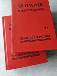 Kieszonkowy Słownik Niemiecko-Polski 1990 2 tomy