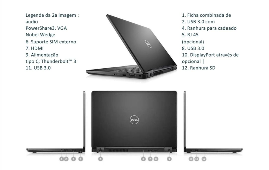 DELL 5850 i7 7820HQ com 32 Gb RAM