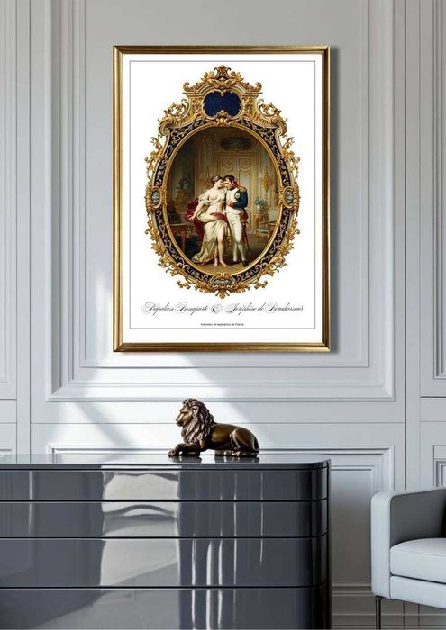 Napoleon Bonaparte & Joséphine de Beauharnais, XVIII w, wielkość A3