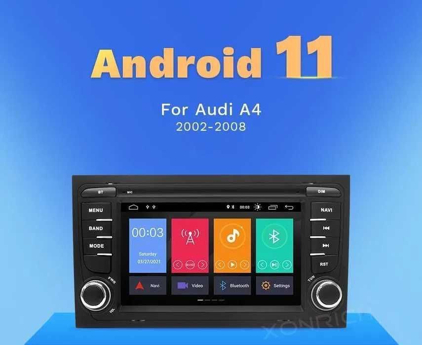 NOVO - Rádio ANDROID 11 para AUDI A4 B6 B7