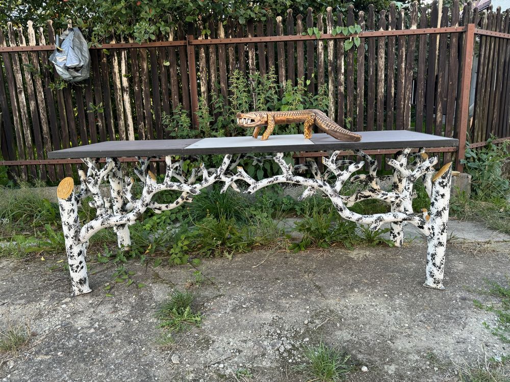 Stolik stalowy kowalstwo artystyczne stal 160cmx60cm