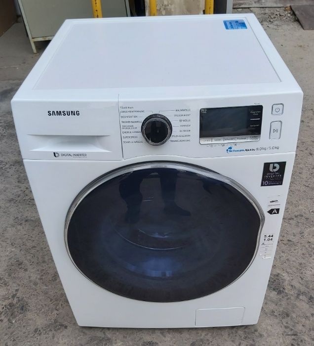 Стирально-сушильная машина Samsung WD80J6A00AW EcoBubble - 8/5 кг
