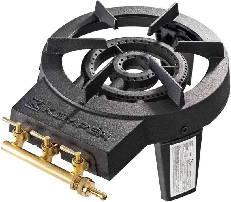 Palnik żeliwny Kemper 104988 z 3 zaworami