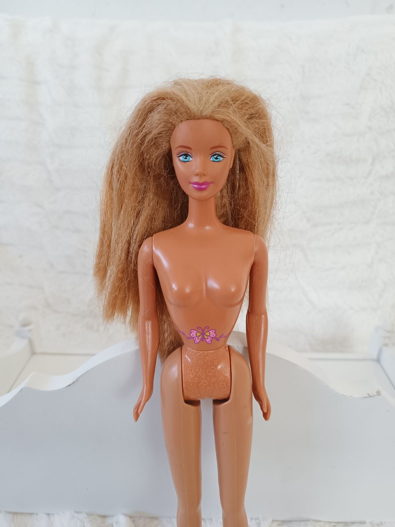 Lalka Barbie Batterfly art Mattel 1991 Doll tatuaż motyl