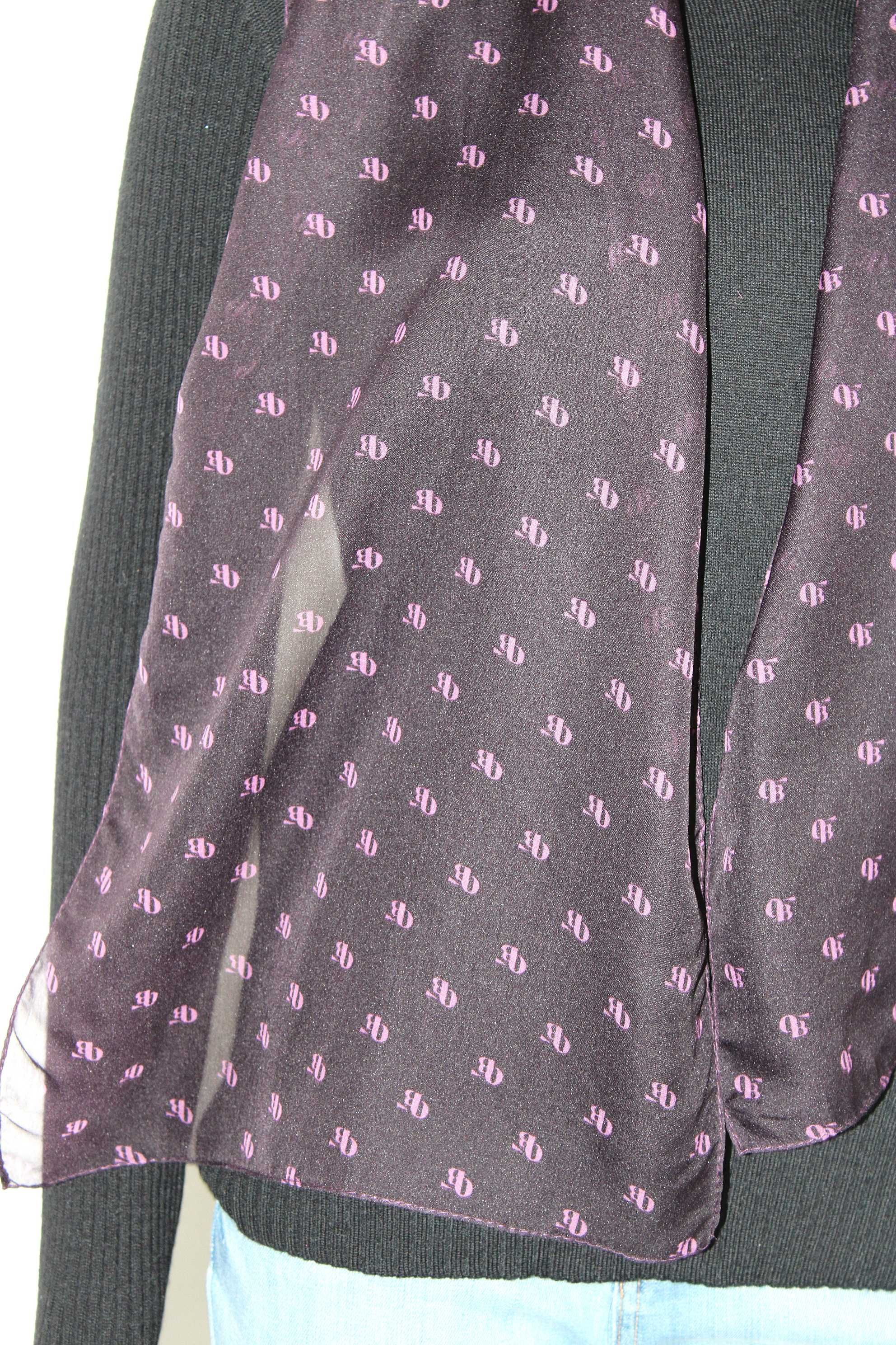 A1 OROBLU Stylowy Wzorzysty Szal Chusta 32x140