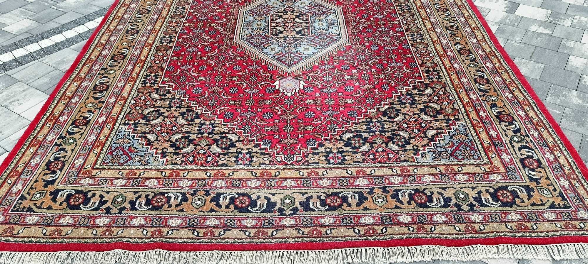Bidjar ręcznie tkany dywan wełniany 355 x 250 cm wełna 100%