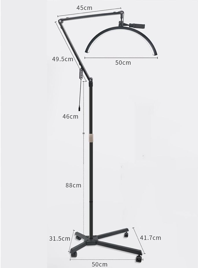 Lampa kosmetyczna na kółkach NOWA
