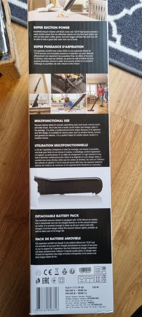 Odkurzacz bezprzewodowy Hisense NOWY