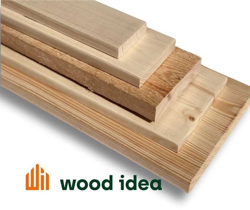 Deska | gładka | suszona | świerk | strugana | 19 mm 72 mm 2,5 m, kl.C