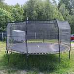 Sprzedam trampolinę średnica 435 cm, 14F