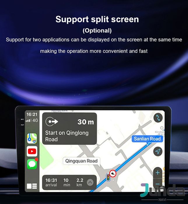 Rádio Android 14 Citroen Berlingo Peugeot Opel 4/32GB Carplay GPS wifi