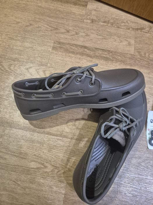 Чоловічі топсайдери Crocs Jibbitz Classic мокасини 46-47 (M12) 30.