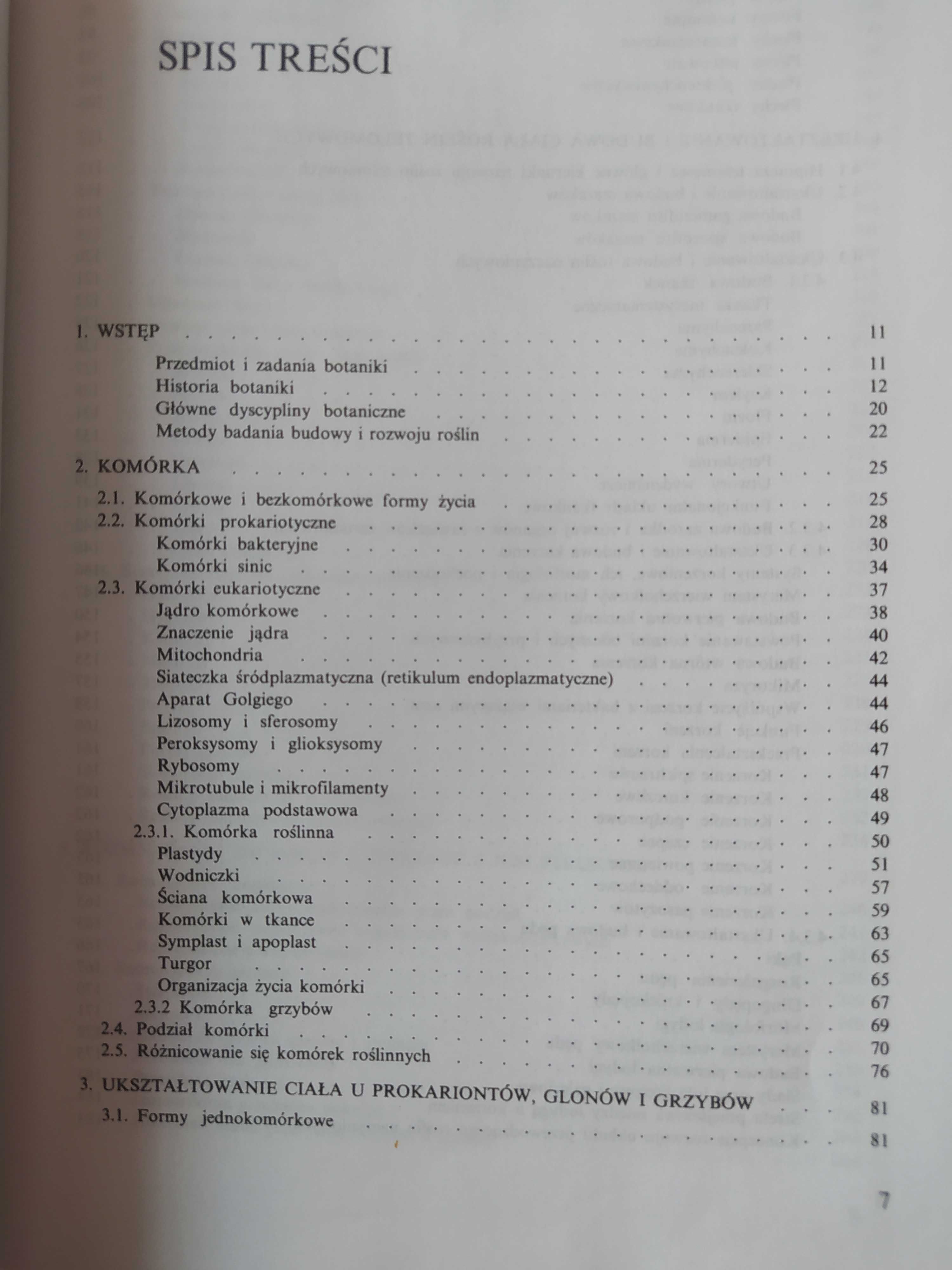 Botanika Systematyka i Morfologia, dwie części