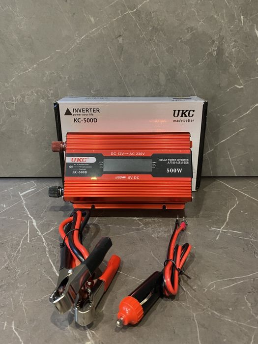 Преобразователь (Инвертор) UKC 12v-220v 500w kc-500d LCD