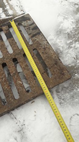Чугунная колосниковая решетка 0,7×0,5 метра