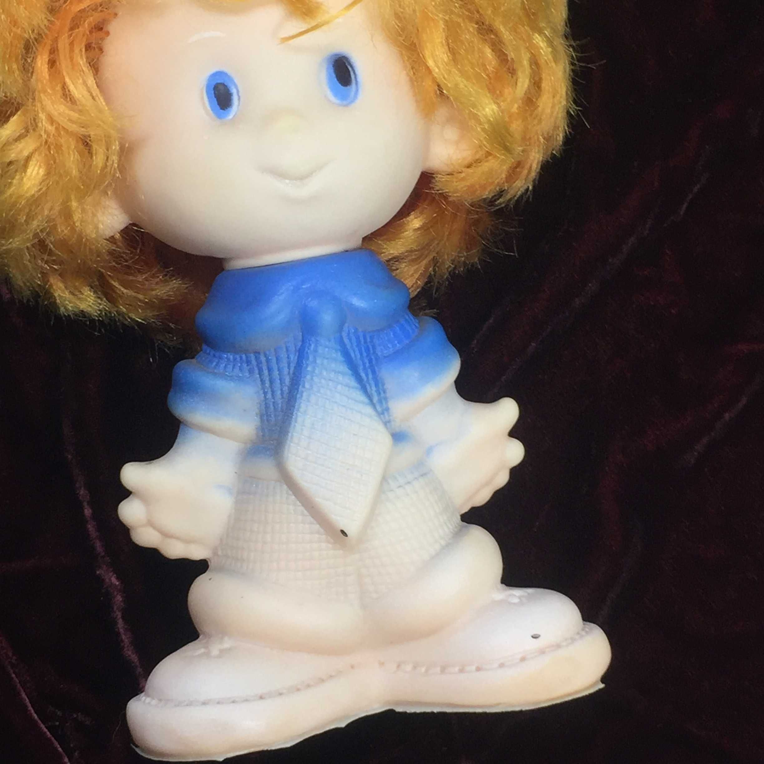 Резиновая винтажная игрушка Незнайка рабочая пищалка для детей