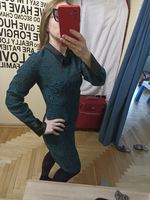 Сукня Olga Egorova темно-зелена 36