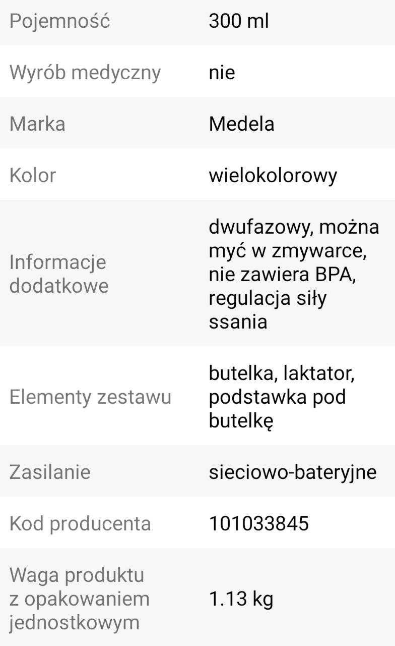 Laktator elektryczny Medela Swing Maxi Flex podwójny (sieciowo-bater.)