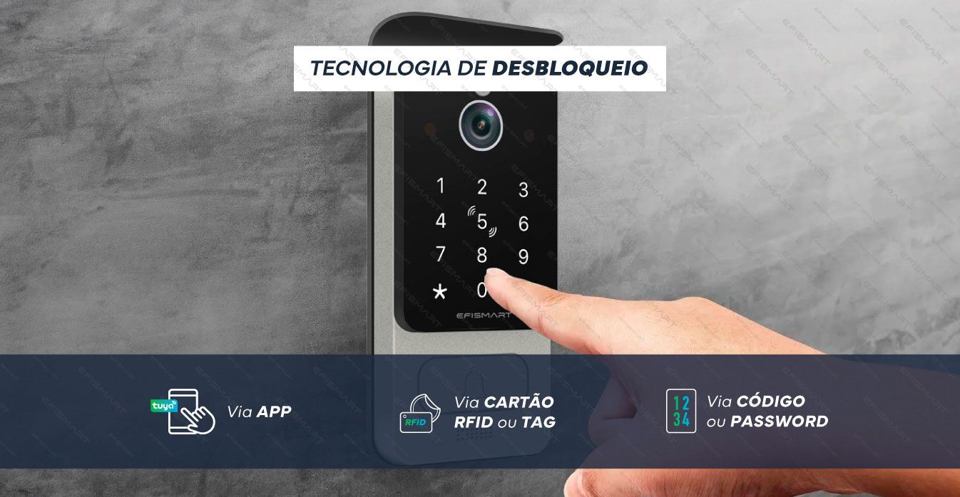 Vídeo Porteiro Monitor 10" WIFI|P. Externo 2MP Teclado|1 Botão  VP334
