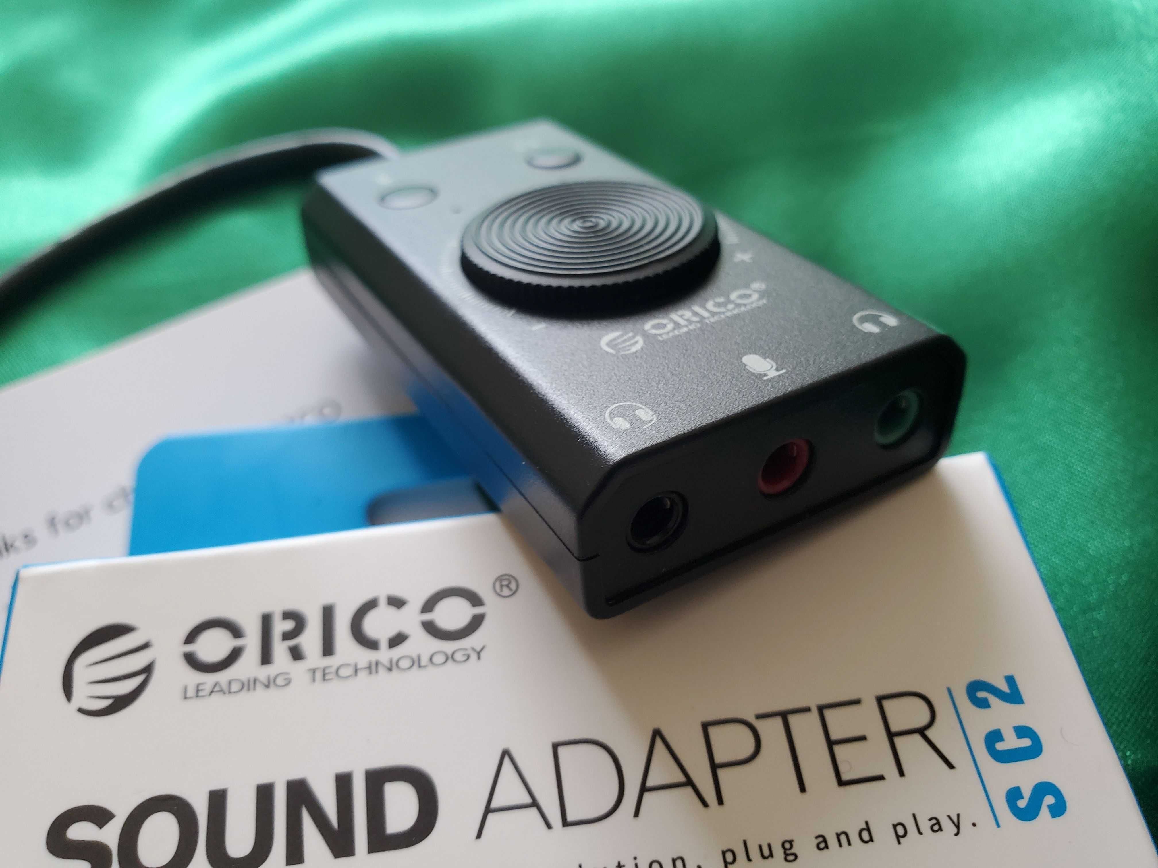 Звуковая карта ORICO SC2 с внешним подключением по USB