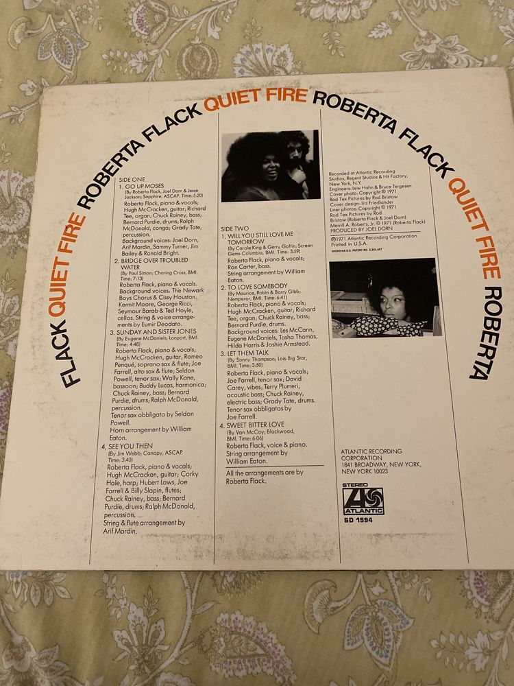 LP vinil Roberta Flack/ Quiet Fire