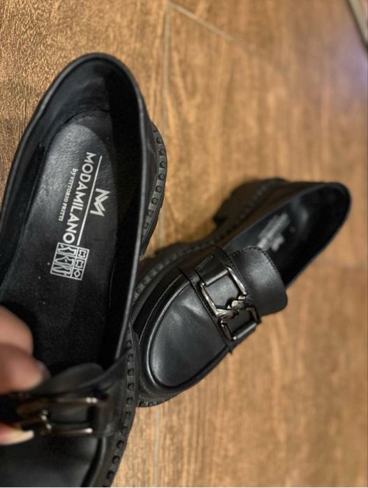 Лофери з натуральної шкіри