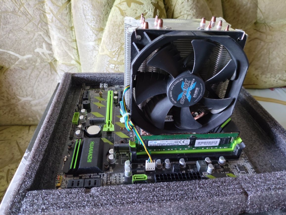 Комплект Xeon E5-1650v2 + Huananzhi X79-ZD3 + 16 GB DDR3 + Башня