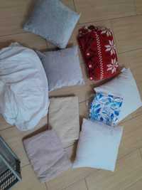4 poduszki ozdobne nowe  nowy koc  reszta gratis