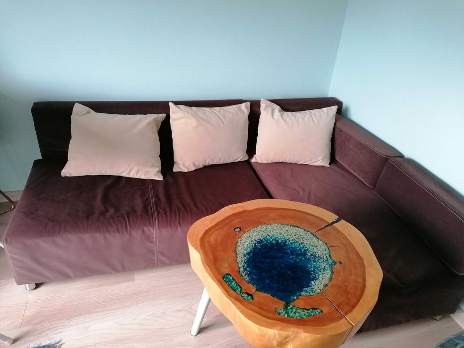 Narożnik rozkładany z szuflada