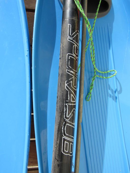 Fato de caça submarina com todo o equipamento em bom estado