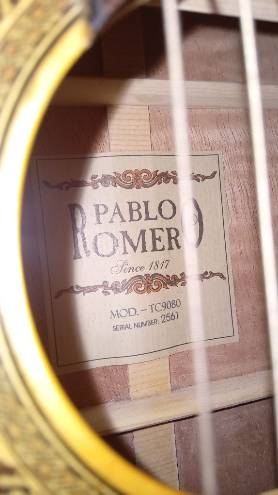 Guitarra pablo romero