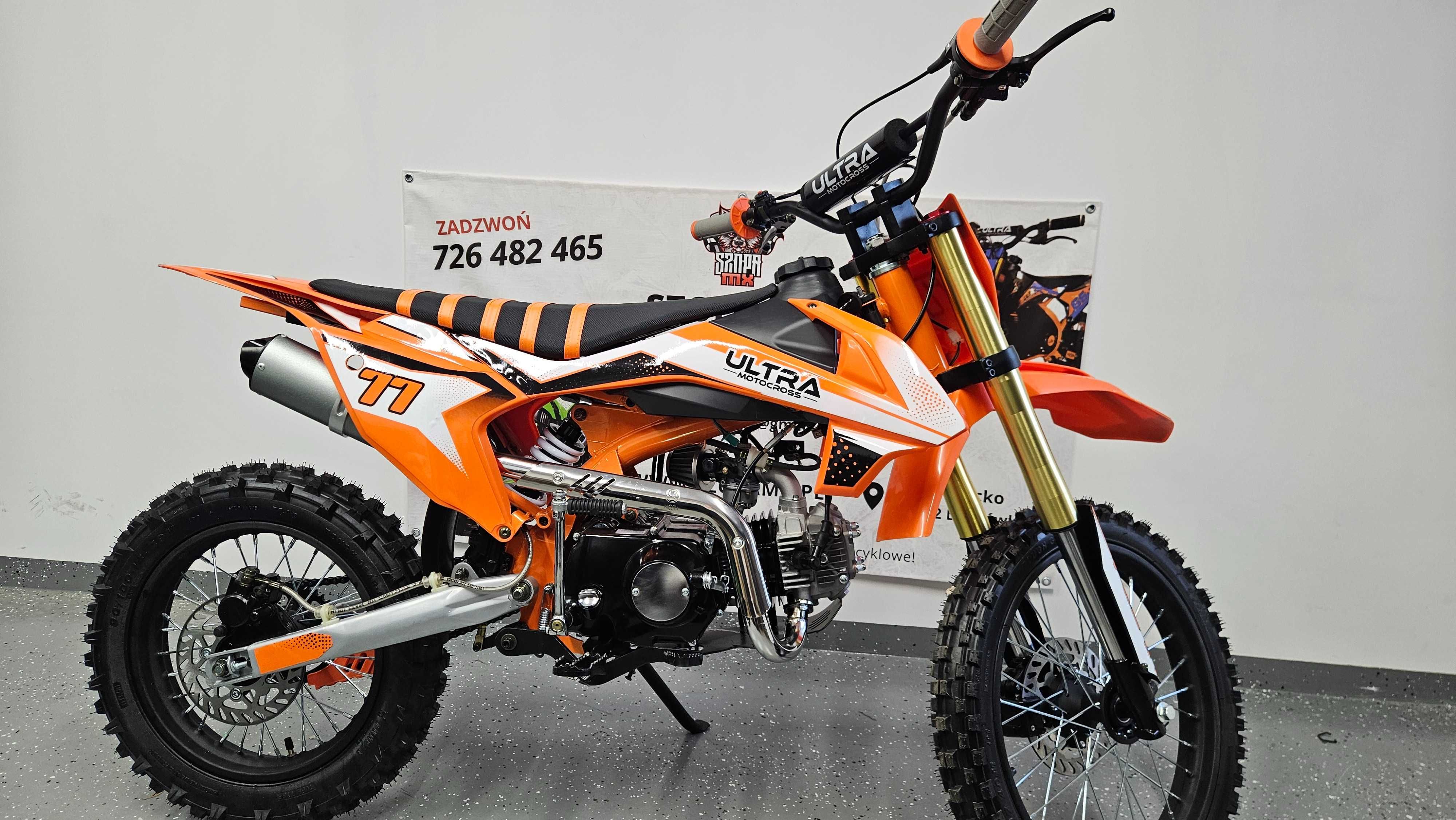 Cross spalinowy Ultra 125cc PIT BIKE 17/14 - KTM 110 MRF 140 -RATY