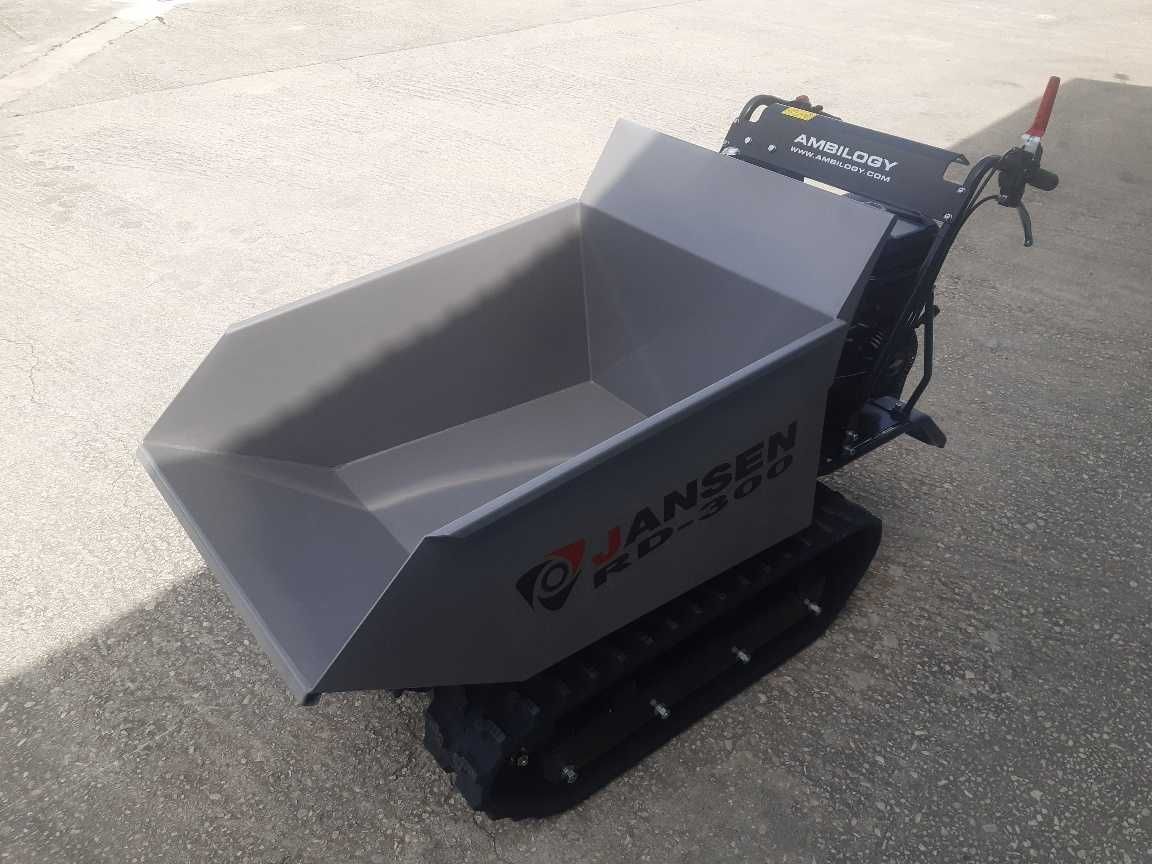 Mini Dumper Lagartas 500Kg com basculamento hidráulico