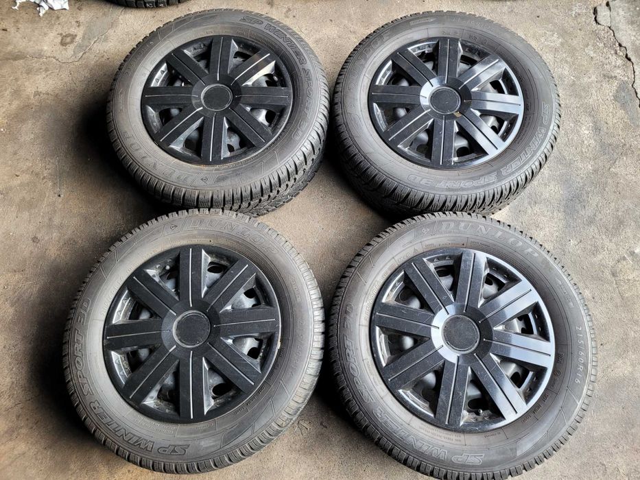 Koła zima zimowe ET44 5X112 VW SKODA KAROQ SEAT AUDI A2 215/60/16 8MM