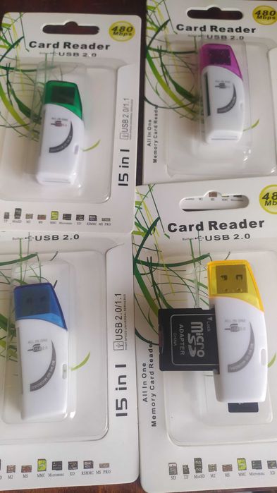 50грн , USB Кардридер Всё в одном , Micro SD MS TF M2 Memory Stick итд