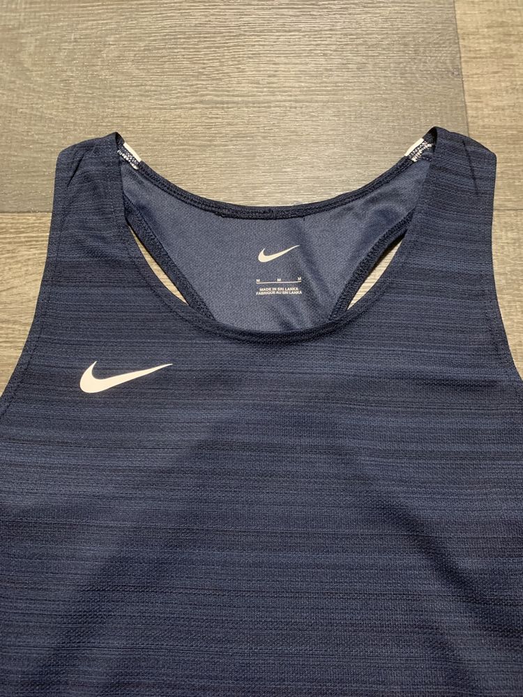 Nike Miler Singlet Blue майка футболка