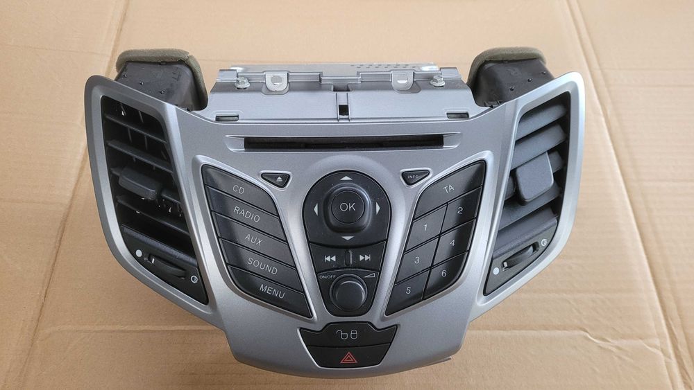 Ford fiesta mk7 radio cd panel oryginalne komplet
