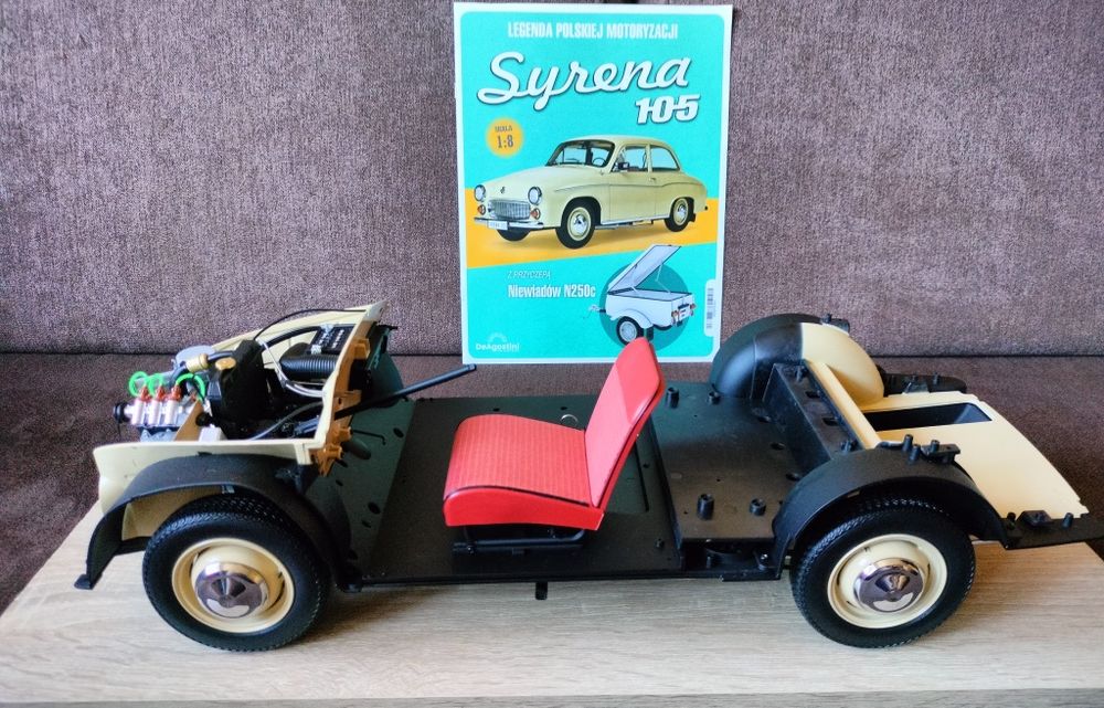 Model Syrena 105, skala 1:8, DeAgostini, 1-47