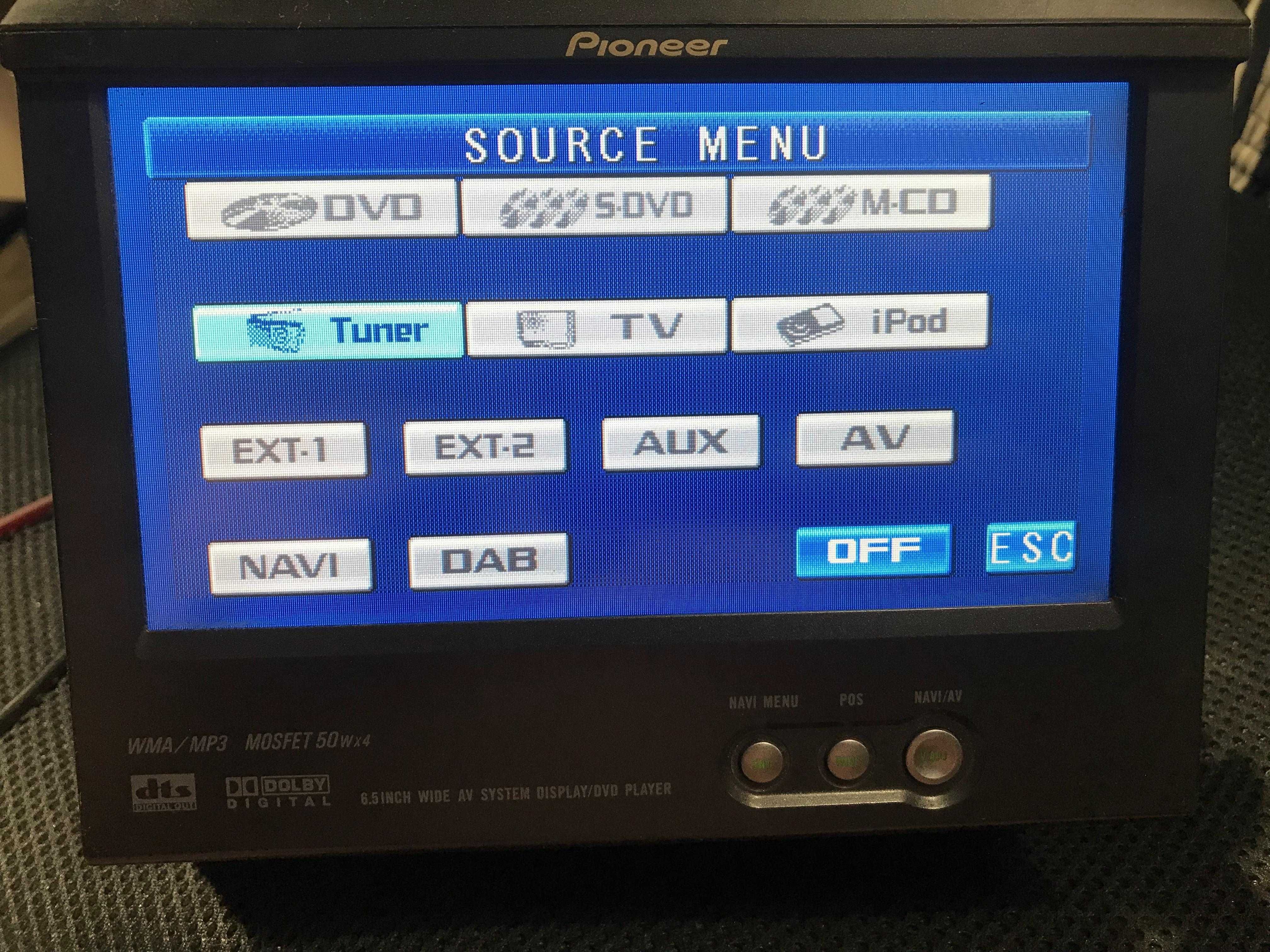 Мультимедийный центр магнитола Pioneer AVH-P5700DVD