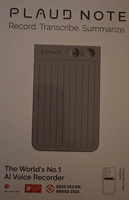 Plaud Note - gravador iman telemovel